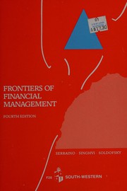 Front cover of Frontiers of financial management by William J. Serraino