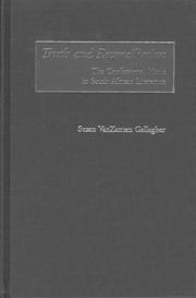 Cover of Truth and reconciliation by Susan V. Gallagher