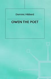 Cover of Owen the poet by Dominic Hibberd