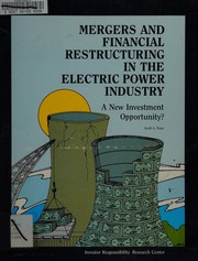 Cover of Mergers and financial restructuring in the electric power industry by Scott Fenn