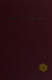 Front cover of Organic Reaction Mechanisms, 1987 by A. C. Knipe