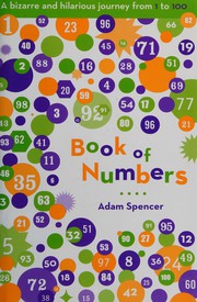 Front cover of Book of numbers by Adam Spencer
