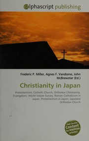 Front cover of Christianity in Japan by Frederic P. Miller