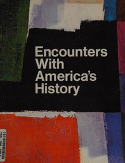 Front cover of Encounters with America's history (The shaping of America program) by DeAnne Sobul