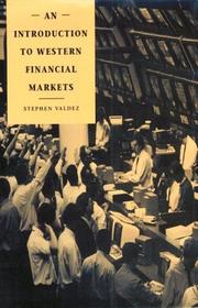 Front cover of An introduction to Western financial markets by Stephen Valdez