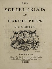 Cover of The scribleriad by Richard Owen Cambridge