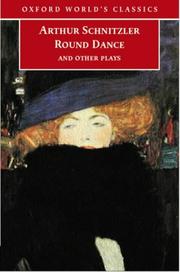 Front cover of The round dance, and other plays by Arthur Schnitzler