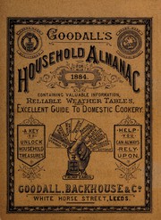 Cover of Goodall's household almanac for 1884 by Goodall Backhouse & Co