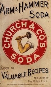 Cover of Arm & Hammer Soda book of valuable recipes by Church & Dwight Co