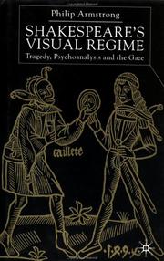 Cover of Shakespeare's visual regime by Philip Armstrong