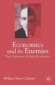 Front cover of Economics and Its Enemies by William Oliver Coleman