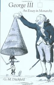Cover of George III by G. M. Ditchfield