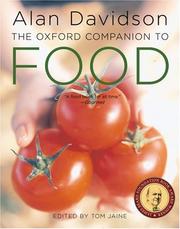 Front cover of The Oxford companion to food by Alan Davidson