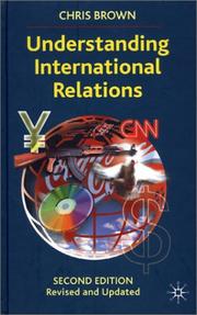 Cover of Understanding international relations by Chris Brown