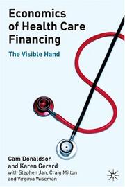 Cover of Economics of health care financing by Cam Donaldson