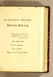 Cover of Batalla de Yanacocha by Emilio de Mora