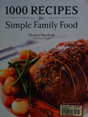 Front cover of 1000 recipes for simple family food by Eleanor Maxfield