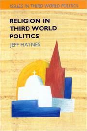 Cover of Religion in Third World Politics (Issues in Third World Politics) by Jeffrey Haynes