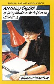 Cover of Assessing English by Brian Johnston