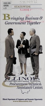 Cover of Bringing business & government together by Illinois. Dept. of Commerce and Economic Opportunity