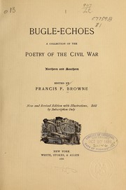 Front cover of Bugle-echoes by Francis F. Browne