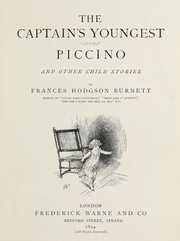 Front cover of The captain's youngest by Frances Hodgson Burnett