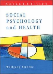 Cover of Social psychology and health by Wolfgang Stroebe