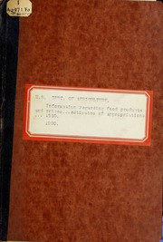 Cover of Information regarding food products and prices by United States. Department of Agriculture. National Agricultural Library.