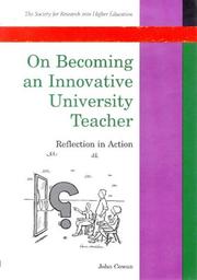 Front cover of On becoming an innovative university teacher by Cowan, John