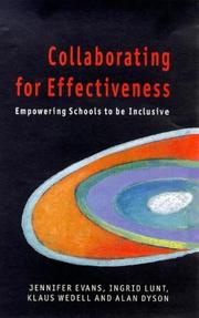 Cover of Collaborating for effectiveness by Jennifer Evans