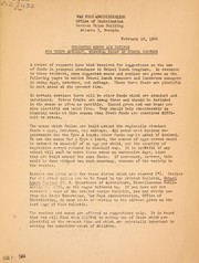 Cover of Suggested menus and recipes for using abundant, seasonal foods in school lunches by United States. War Food Administration. Office of Distribution