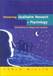 Front cover of Introducing Qualitative Research in Psychology by Carla Willig