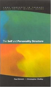 Cover of self personality and structure by Paul Brinich