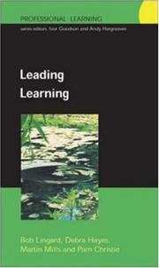 Cover of Leading learning by Bob Lingard