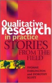 Front cover of Qualitative research in practice by Yvonne Darlington