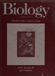 Front cover of Test bank to accompany biology by Jay M. Templin