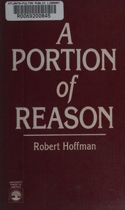 Cover of A portion of reason by Hoffman, Robert