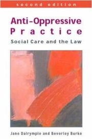 Cover of Anti-oppressive practice by Jane Dalrymple