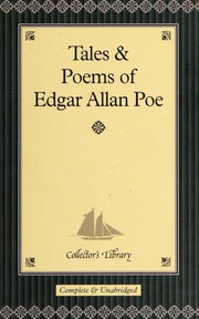 Front cover of Tales and Poems of Edgar Allan Poe [24 stories, 30 poems] by Edgar Allan Poe