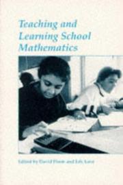 Cover of Teaching and Learning School Mathematics by D. and Love Pimm