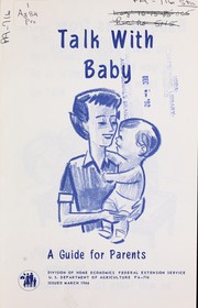 Front cover of Talk with baby by United States. Division of Home Economics