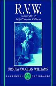 Cover of R.V.W by Ursula Vaughan Williams