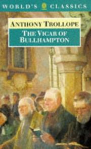 Front cover of The vicar of Bullhampton by Anthony Trollope