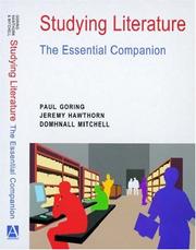 Cover of Studying literature by Paul Goring