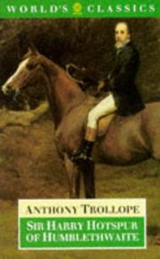 Front cover of Sir Harry Hotspur of Humblethwaite by Anthony Trollope