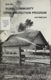 Front cover of How the rural community fire protection program can help you by United States. Forest Service.