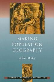 Cover of Making population geography by Adrian Bailey