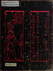 Front cover of Experiments With Chemical Reactions by Forrest C. Hentz
