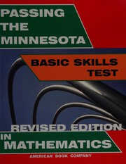 Cover of American Book Company's passing the Minnesota basic skills test in mathematics by Colleen Pintozzi