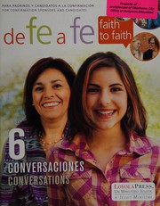 Front cover of De fe a fe by Sisters of Notre Dame  Chardon  Ohio